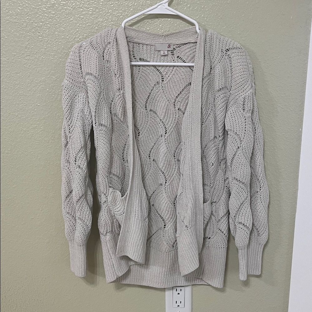 SO Cable Knit Cardigan